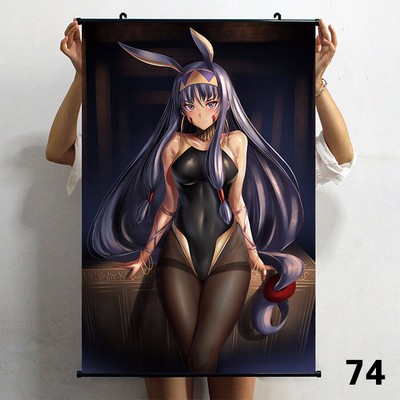 Art Poster Fate Saber FGO Wall Scroll Waterproof Otaku Anime Gifts 60*90CM #2