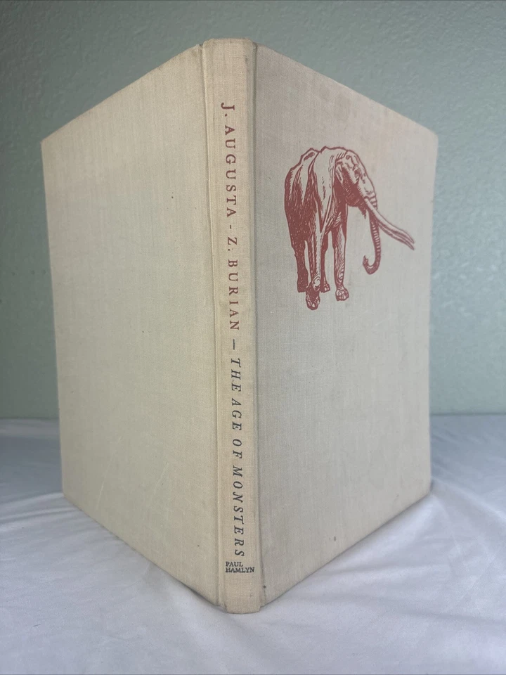 The Age of Monsters - Josef Augusta + Zdenek Burian, HC- 1966, w/ 23 plates - Image 2 of 4
