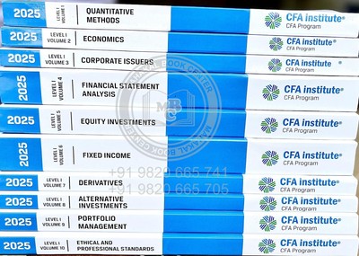 2025 CFA Program Curriculum Level 1 Box Set Volume 1-10 (Hard 