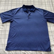 Golf Polo Shirt Men s PGA Tour Size XL Short Sleeve Blue