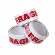1-6-12-24-48 Rolls Fragile Handle With Care Carton Sealing Packing Tape 3x110