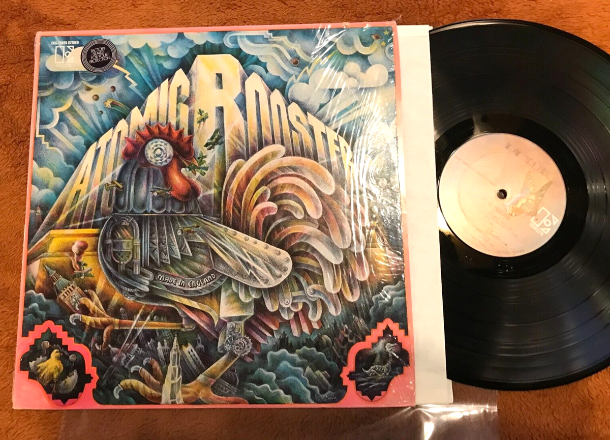 ATOMIC ROOSTER MADE IN ENGLAND LP 1972 ELEKTRA EKS-75039 w/shrink