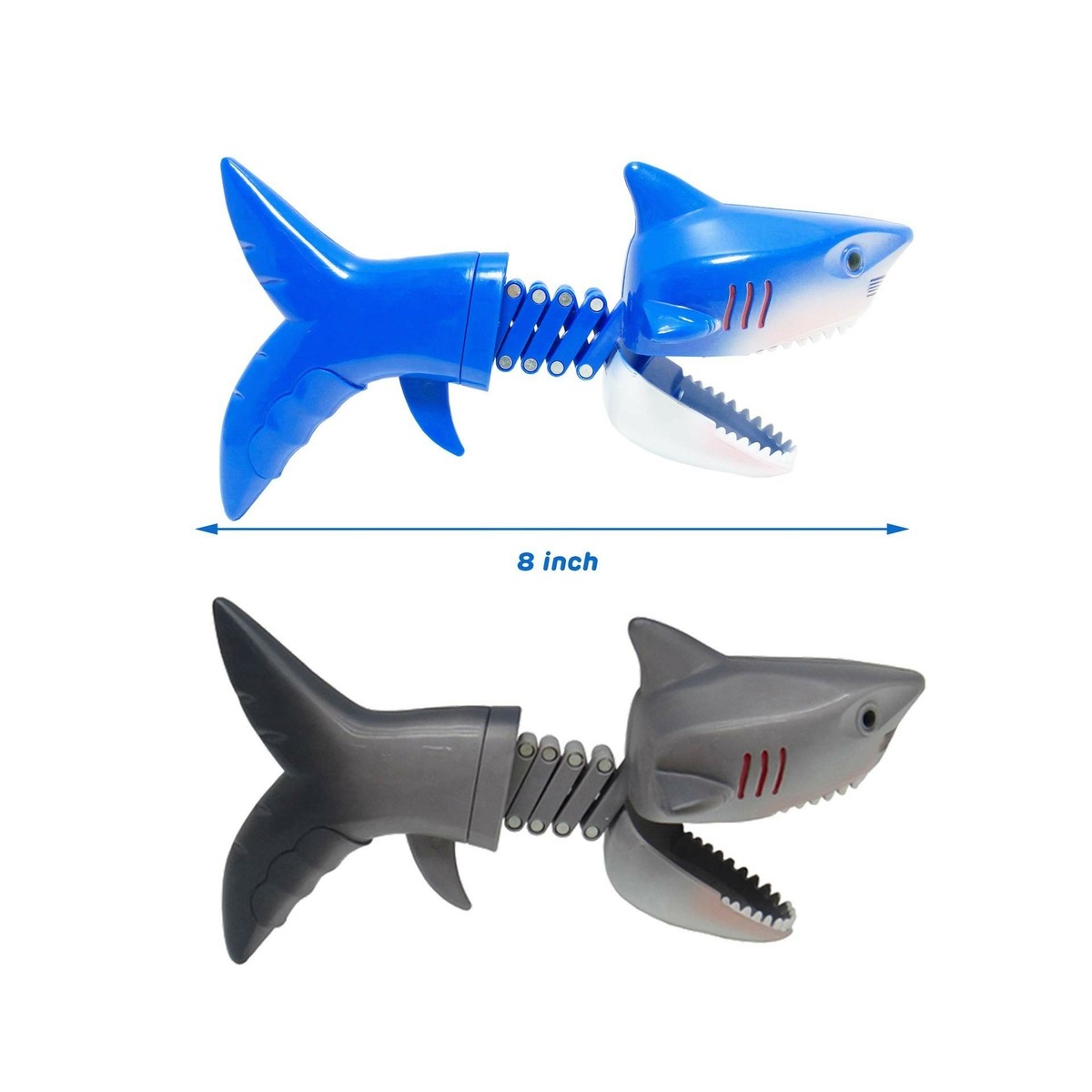 Hungry Grabber Toys Shark 12 Mini Sea Animals Figure Playset
