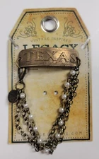 Texas University Longhorns Vintage Antique Bronze Bracelet by Legacy 