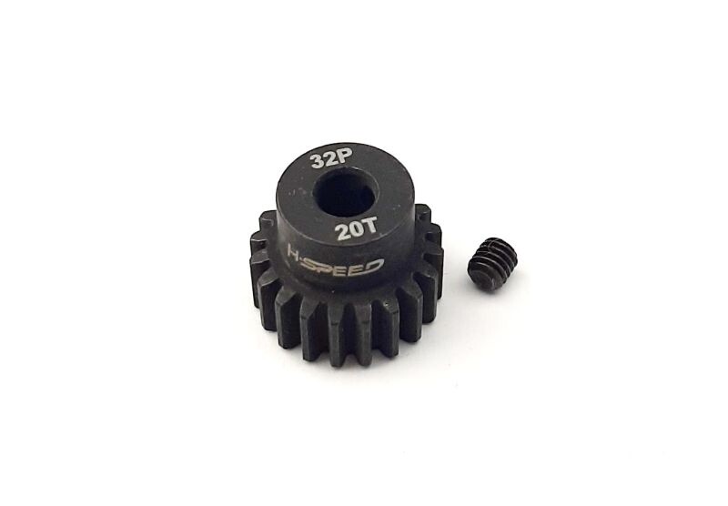 Hspeed Hspx220 Pinion 20 Teeth 32dp, 5mm Steel (M0.8)