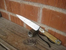 1900s Vintage 5" Blade ** MERIDEN CUTLERY *** Carbon Boning Utility Knife USA