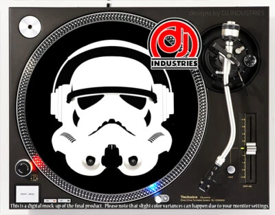 DJ INDUSTRIES Stormtrooper DJ - 7"-12" DJ slipmat for LP turntable record player