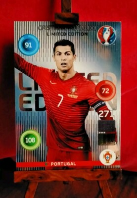  PANINI ADRENALYN XL FIFA EURO 2016 Cristiano Ronaldo Limited Edition Portugal