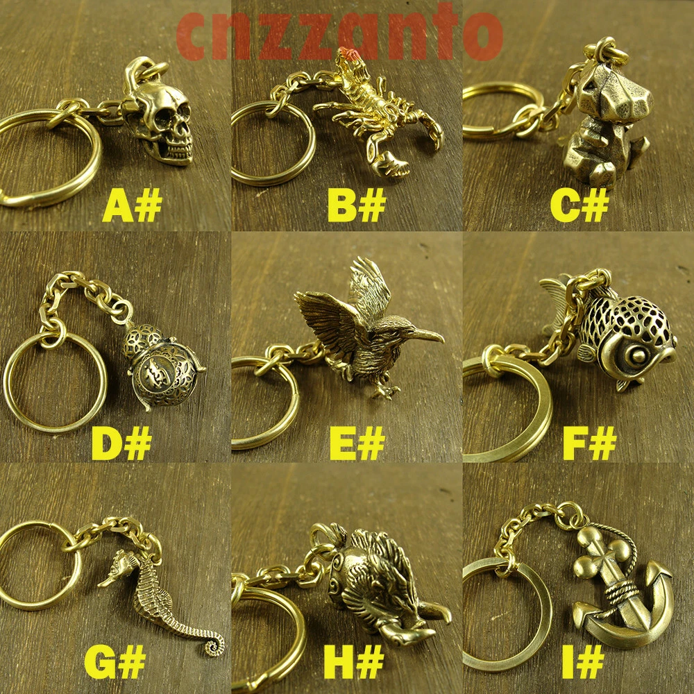 Solid store gold keychain