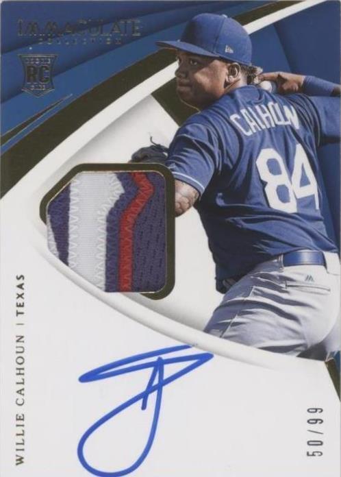 2018 Panini Immaculate Collection - Willie Calhoun #42 - 1 of 1