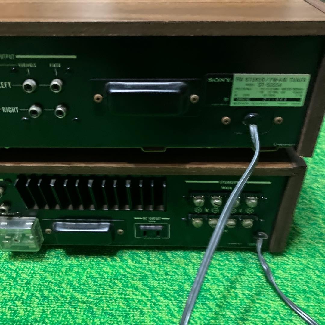 Sony TA-1055A Amplifier + ST-1055A Tuner Vintage 1970s Hi-Fi JP