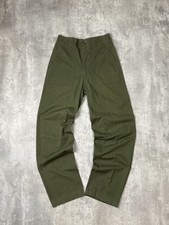Vintage 1990s US Military OG-107 Trouser Style Army Pants Size 28 Green