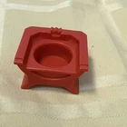 Vintage Fisher Price Little People Red Chair Royal Castle Accessories