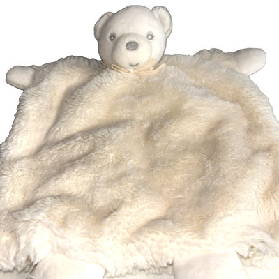 Doudou Orso Kaloo Collezione Perla Soft Plush Teddy Bear 8'' x 8'' Lovey France