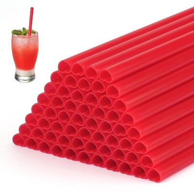Heart Straws, Heart Shaped Straws, Disposable Cute Plastic Straws, Individual...