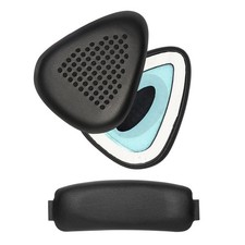 Memory Sponge Earphone Ear Pads Cushion Cover Headband Kit for Razer Dva Meka f