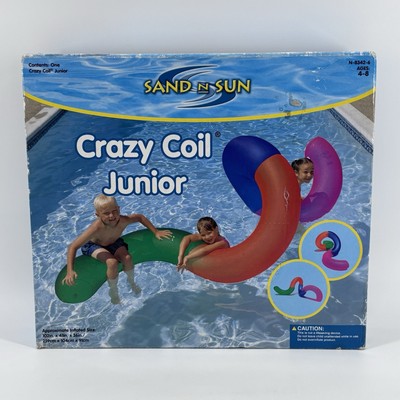 Sand N Sun Crazy Coil Junior Inflatable Water Pool Float Snake Worm Sunco NEW