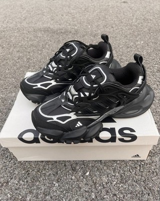 adidas XLG Runner Deluxe Black Black Grey IH0070 NEW WITH BOX