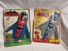 Vtg Rare 1967 Flying Batman by Fuchs  1966 Flying Batman Transogram 10 x 12 NOC