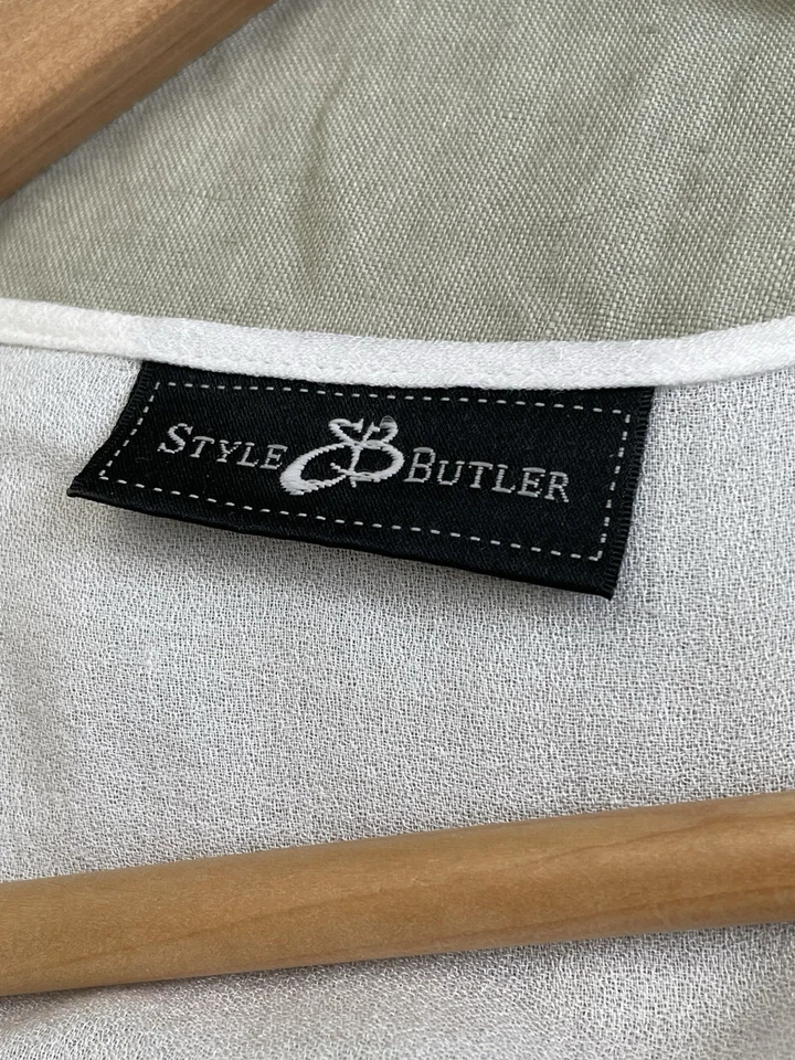 Style Butler Damen Bluse Langarm Weiß Boho - Bild 3 von 4