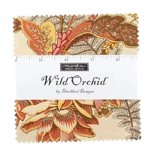 Moda - Wild Orchid Charm Pack by Blackbirds Designs 42 pcs