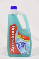 RARE Vtg ARMSTRONG Concentrated Floor Cleaner No Sticky Residue SC Johnson 32 Oz
