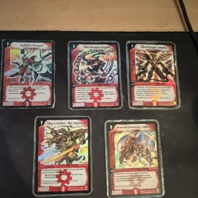 Duel Masters DM-10 Evolution Creature Lot Wizards 5 Cards Bajula Jabaha Valkaiz 