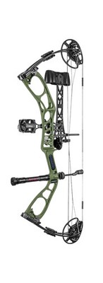 New Elite Archery Ember Bow Package RTS, RH,  10 to 60lbs-outdoor Green