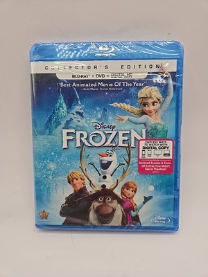Frozen (Two-Disc Blu-ray  DVD + Digital Blu-ray FREE SHIPPING!
