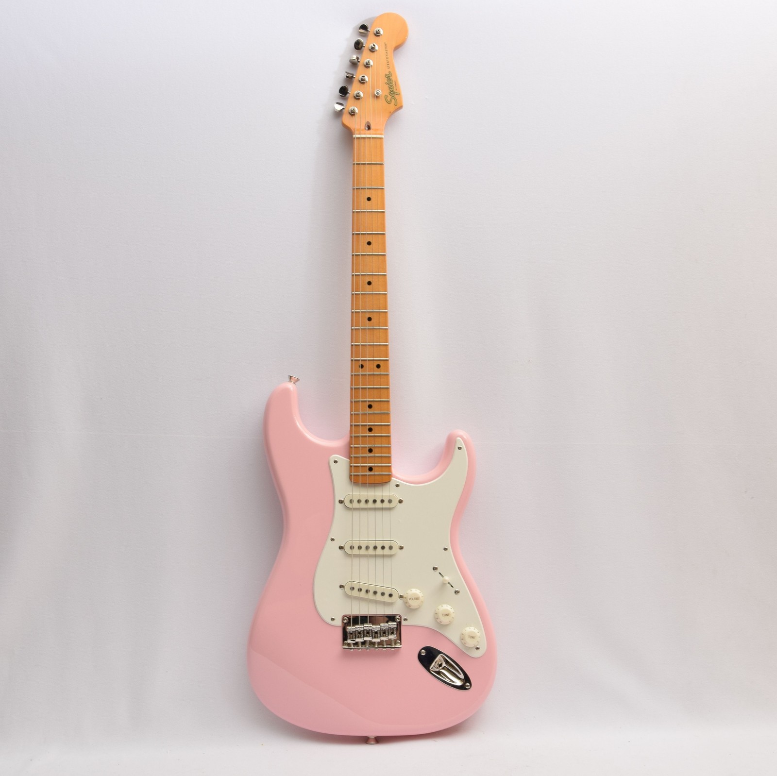 Fender Squier Classic Vibe 50s Stratocaster HT  6-String Guitar - Pink (U) 2