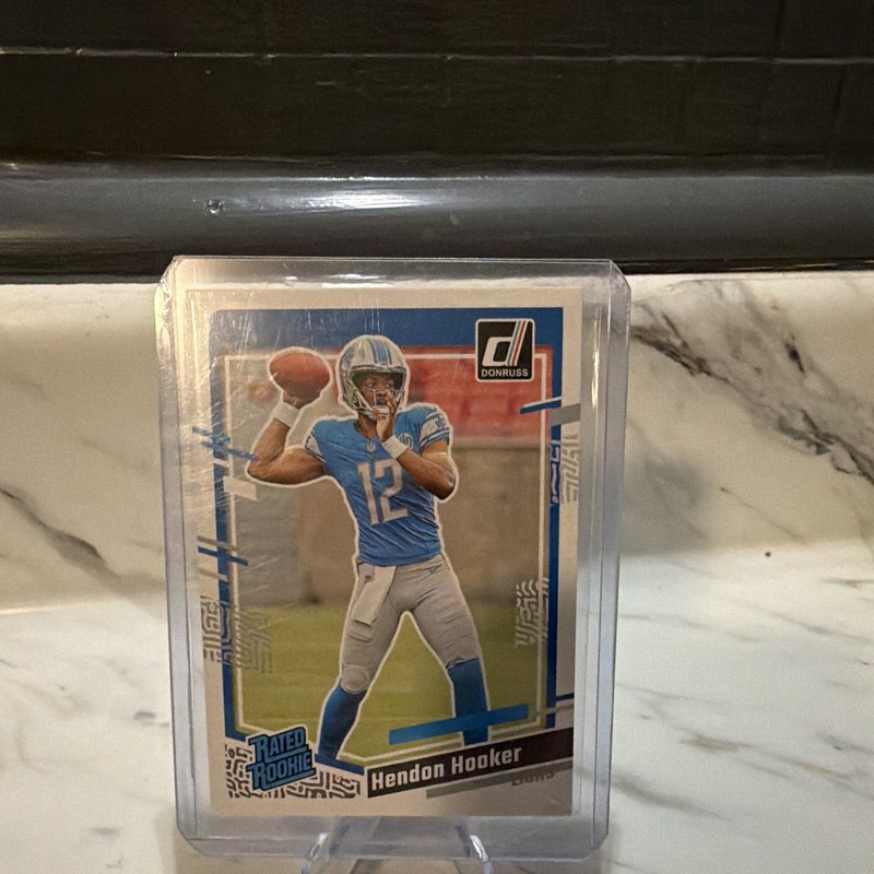 Panini Donruss 2023 Rated Rookie Hendon Hooker #329 Detroit Lions NFL Football