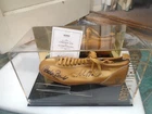 Geoff Hurst & Gordon Banks   Special 50yr celebration dual signed golden boot