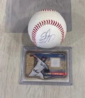 Eric Gagne Signed Baseball and Jersey Card Autographed