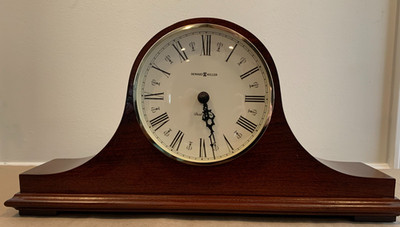 Howard Miller Mantel Clock Quartz Dual Chime Wood Parts Repair Hermle
