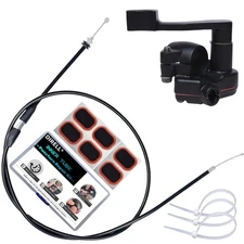 7/8'' 22mm Thumb Throttle Cable Accelerator Handle Assembly for 50cc 70cc 90c...