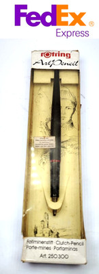 New In Box Vintage Rotring Art Pencil  Discontinued Unused Very Rare W . Germany