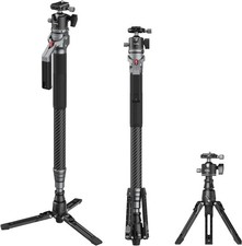 166.5cm / 65.6" Carbon Fiber Monopod for Camera Compact Camera Monopod