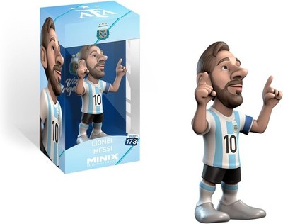 MINIX Estrella De Fútbol – Figura Coleccionable De 12 Cm De Mastantuono (Argentina), Oficial, Presentada En Caja