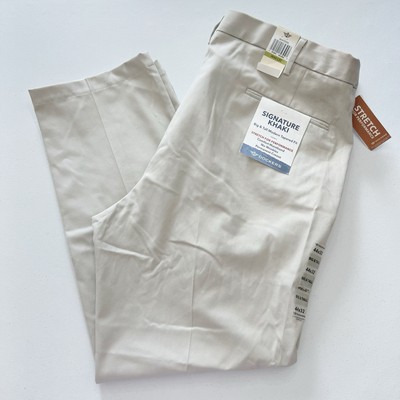 Docker's Signature Khaki Big & Tall Modern Tapered Fit Permanent Crease