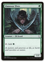 Llanowar Elves - Dominaria #168 Common MTG