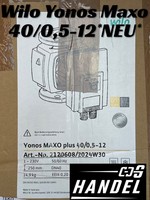 Wilo Yonos Maxo Plus 40/0,5 -12 Art. 2120608 Heizungspumpe Pumpe NassläUfer Neu*