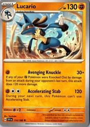 Lucario 114/198 Scarlet & Violet Base Set Uncommon