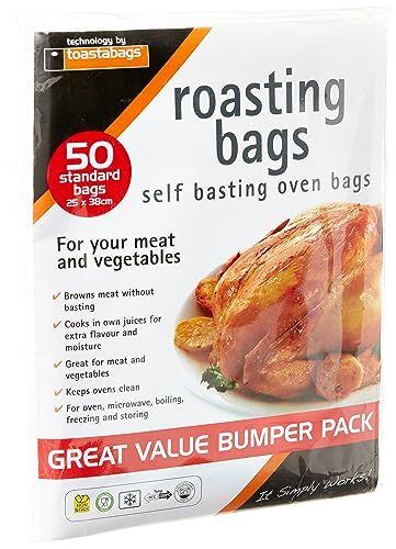 Oven Roasting Bags 25x38cm 50 Pack Transparent for Chicken Meat Vegetables - Image 7