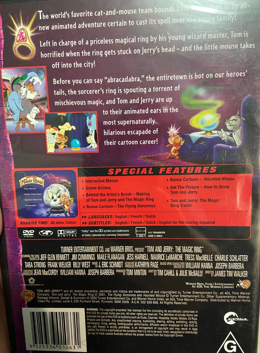 Tom and Jerry-The Magic Ring (DVD, 2001) for sale online | eBay