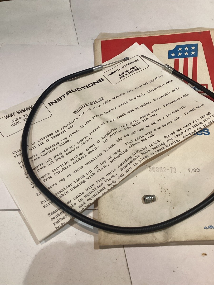 Aermacchi X90, Z90,TX125 Upper Throttle Cable Replacement Kit