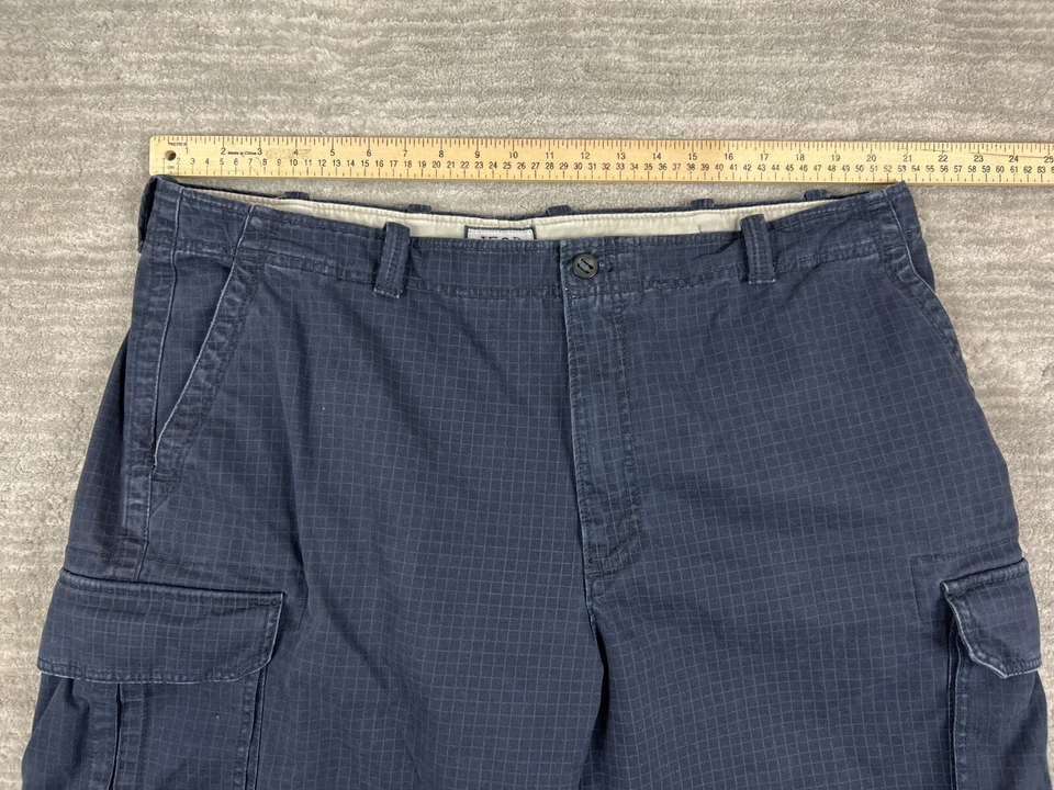 Pantalones Cortos Izod Para Hombre 42 Azul Carga Lavado Oscuro Caqui Exterior Informales 100% Algodón Foto 4 de 4