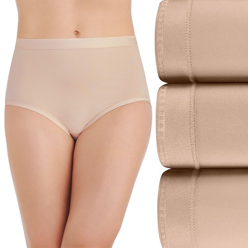 Vanity Fair Womens Comfort Where It Counts Brief Panty 3-Pack - 第 1/15 張圖片