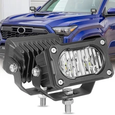 Pair 40W 3" LED Work Lights Scene Lights Wide Cornering Flood SUV Off Road Truck