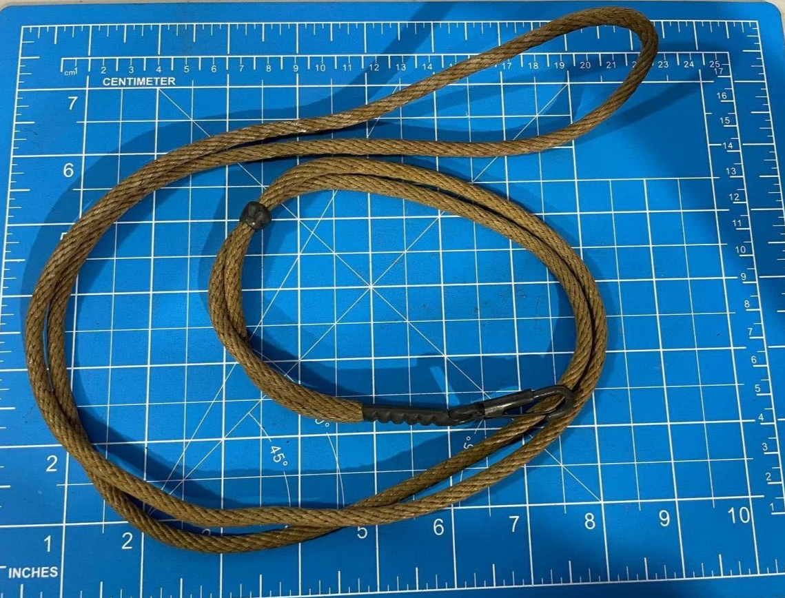 WWI US Army Navy USMC Pistol Lanyard M1917 M1911 .45 PAT. 1917