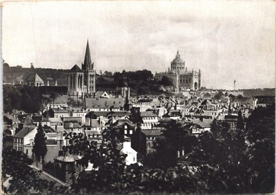 Saint Theresa Basilica Postcard Tours France Sainte-Theresa Basilica Aerial View